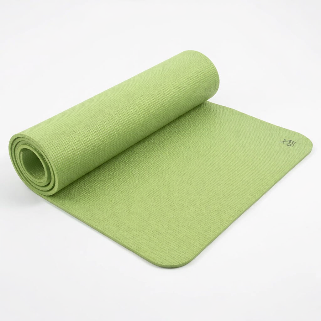 Non Slip Yoga Mat Green – Extra Thick 6mm Exercise Mat