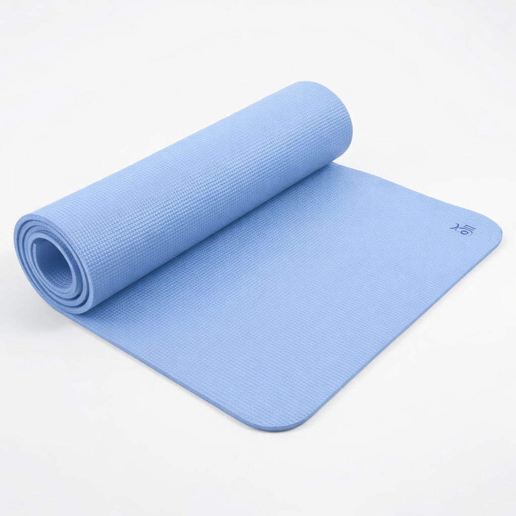 Non Slip Yoga Mat Blue – Extra Thick 6mm Exercise Mat