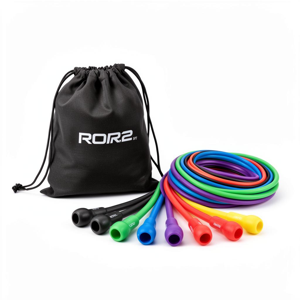 Resistance Bands Set with carrying pouch